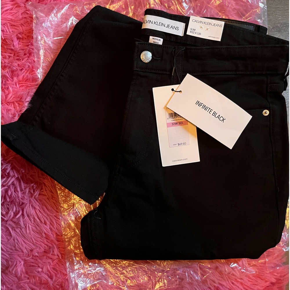 Men black slim fit jeans